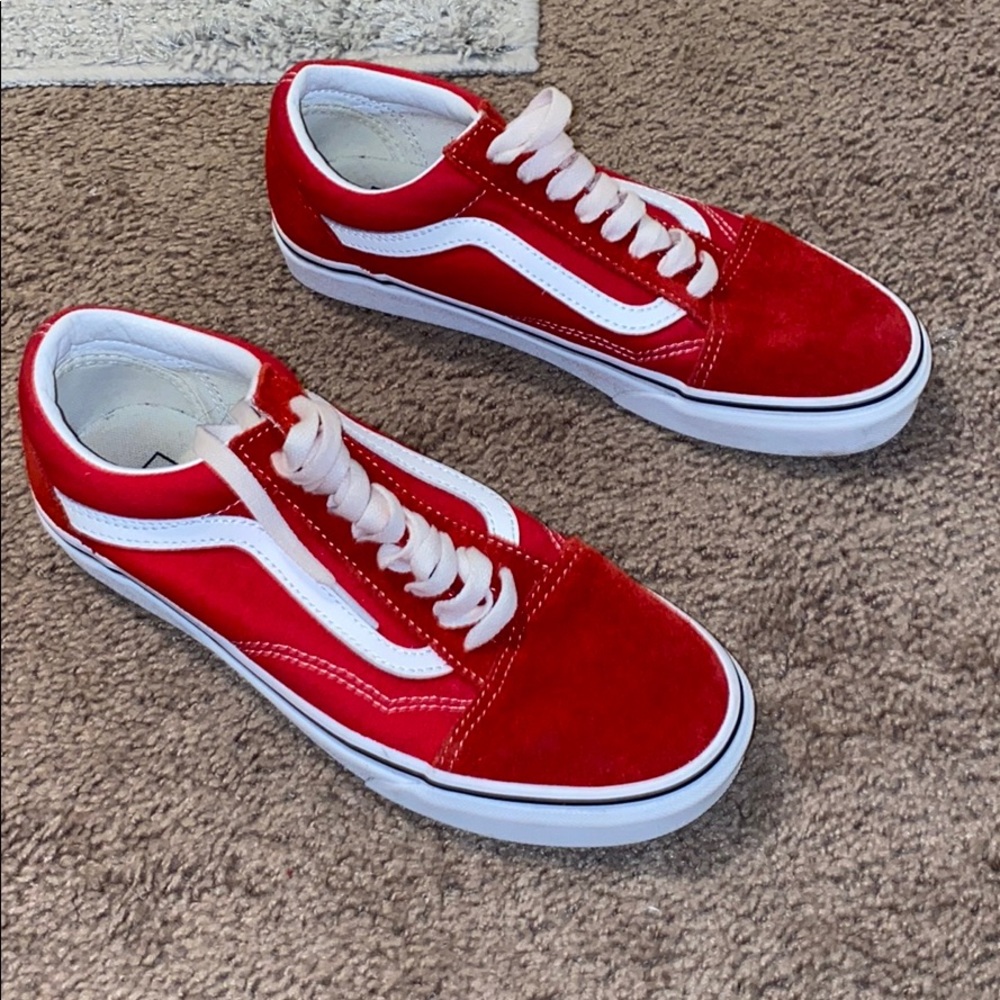 Red Old Skool Vans